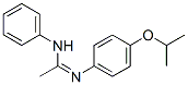 N2-(p-Isopropoxyphenyl)-N1-phenylacetamidine Structure