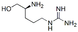 GUANIDINE, [(4S)-4-AMINO-5-HYDROXYPENTYL]- Struktur