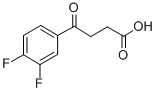 4-(3,4-DIFLUOROPHENYL)-4-OXOBUTYRIC ACID Struktur