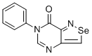 6-phenyl-7(6H)-isoselenazolo(4,3-d)pyrimidone Struktur