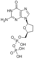 2',3'-dideoxyguanosine 5'-diphosphate Structure