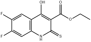6,7-Difluoro-4-hydroxy-2-mercaptoquinoline-3-carboxylicacidethylester|