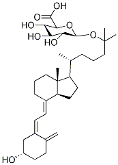 5-HydroxyvitaMin D3 25-Glucuronide,84344-78-5,结构式