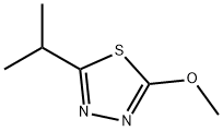 1,3,4-Thiadiazole,  2-methoxy-5-(1-methylethyl)-,84353-03-7,结构式