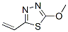 1,3,4-Thiadiazole,  2-ethenyl-5-methoxy- 化学構造式