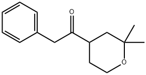 1-(2,2-二甲基四氢-2H-吡喃-4-基)-2-苯基乙烷-1-酮,84360-52-1,结构式