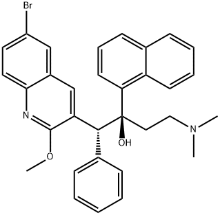 贝达喹啉, 843663-66-1, 结构式