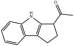 Ethanone, 1-(1,2,3,4-tetrahydrocyclopent[b]indol-3-yl)- (9CI),843667-17-4,结构式