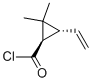 Cyclopropanecarbonyl chloride, 3-ethenyl-2,2-dimethyl-, (1R,3R)- (9CI),84368-72-9,结构式