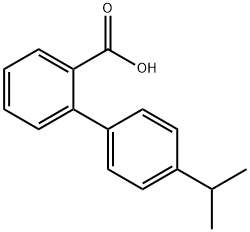 4-イソプロピルビフェニル-2-カルボン酸 化学構造式