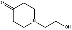 1-(2-hydroxyethyl)-4-piperidone Struktur