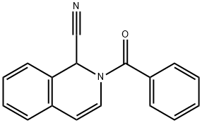 1-CYANO-2-BENZOYL-1,2-DIHYDROISOQUINOLINE Struktur