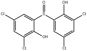 2,2'-スルフィニルビス(4,6-ジクロロフェノール) 化学構造式