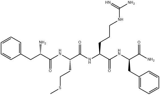PHE-MET-ARG-DPHE-NH2, 84413-35-4, 结构式