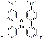 [4-(N,N-Dimethylamino)phenyl](4-fluorophenyl) telluroxide Struktur