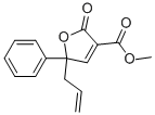 2,5-DIHYDRO-2-OXO-5-PHENYL-5-(2-PROPENYL)-3-FURANCARBOXYLIC ACID, METHYL ESTER,844437-52-1,结构式