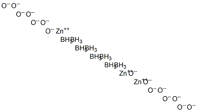 octaboron trizinc pentadecaoxide Structure