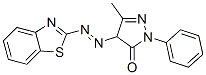 4-(benzothiazol-2-ylazo)-2,4-dihydro-5-methyl-2-phenyl-3H-pyrazol-3-one|4-(2-苯并噻唑基偶氮)-2,4-二氢-5-甲基-2-苯基-3H-吡唑-3-酮