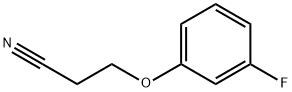 3-(3-fluorophenoxy)propanenitrile,844648-05-1,结构式