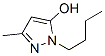 1H-Pyrazol-5-ol,  1-butyl-3-methyl-,844693-03-4,结构式