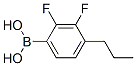 Boronic acid, (2,3-difluoro-4-propylphenyl)- (9CI) 结构式