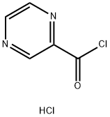 pyrazinecarbonyl chloride monohydrochloride Structure