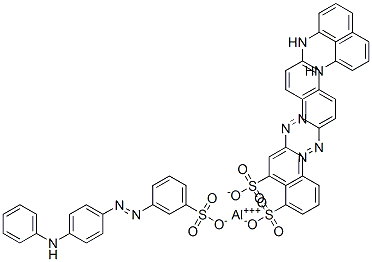 aluminium 3-[(4-anilinophenyl)azo]benzenesulphonate Structure