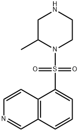 1-(5-异喹啉磺酰基)-2-甲基哌嗪,84477-87-2,结构式