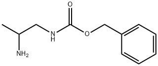 N-(2-氨基丙基)氨基甲酸苯甲酯, 84477-88-3, 结构式