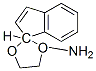 Spiro[1,3-dioxolane-2,1-[1H]inden]-3-amine, 2,3-dihydro- (9CI) Structure