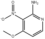 2-アミノ-4-メトキシ-3-ニトロピリジン 化学構造式