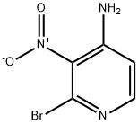 2-ブロモ-3-ニトロピリジン-4-アミン 化学構造式