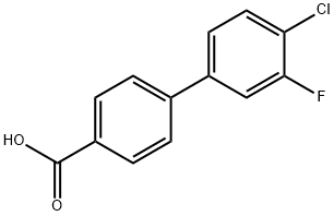 4-(2-Chloro-5-fluorophenyl)benzoic acid Structure