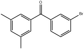 3-BROMO-3',5'-DIMETHYLBENZOPHENONE 结构式