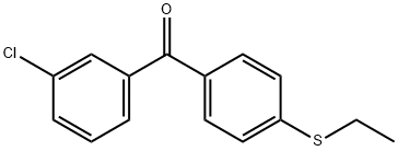 3-CHLORO-4'-(ETHYLTHIO)BENZOPHENONE|(3-氯苯基)(4-(乙硫基)苯基)甲酮