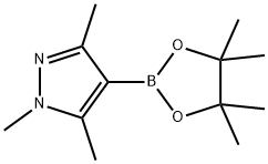 844891-04-9 1,3,5-トリメチル-4-(4,4,5,5-テトラメチル-1,3,2-ジオキサボロラン-2-イル)-1H-ピラゾール