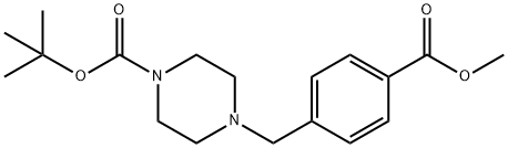 TERT-BUTYL 4-[4-(METHOXYCARBONYL)BENZYL]PIPERAZINE-1-CARBOXYLATE|4-(4-(甲氧基羰基)苄基)哌嗪-1-羧酸叔丁酯