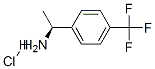 (S)-1-[4-(トリフルオロメチル)フェニル]エチルアミンHYDROCHLORIDE 化学構造式