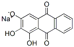 1,2,3-trihydroxyanthraquinone, sodium salt 结构式