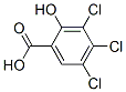 3,4,5-trichlorosalicylic acid  Struktur