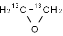 ETHYLENE OXIDE (1,2-13C2) 化学構造式