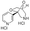 5-(3-Pyridinyl)-6,8-dioxa-3-azabicyclo(3.2.1)octane dihydrochloride 化学構造式