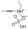 diethyl(prop-1-ynyl)ammonium hydrogen sulphate 结构式