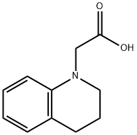 3,4-二氢-1(2H)-喹啉乙酸, 845264-90-6, 结构式
