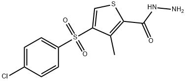 845266-19-5 4-[(4-CHLOROPHENYL)SULFONYL]-3-METHYLTHIOPHENE-2-CARBOHYDRAZIDE