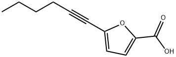 5-己-1-炔基-2-呋喃甲酸, 845266-30-0, 结构式