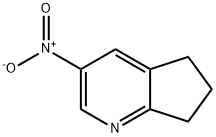 3-NITRO-6,7-DIHYDRO-5H-CYCLOPENTA[B]PYRIDINE Struktur