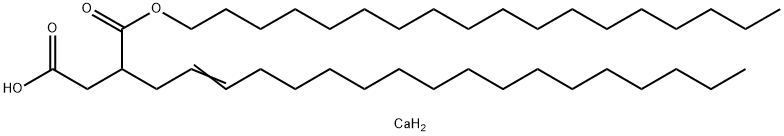 octadecyl hydrogen octadec-2-enylsuccinate , calcium salt 结构式