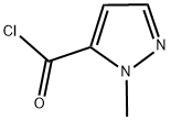 1-Methyl-1H-pyrazole-5-carbonyl chloride Structure
