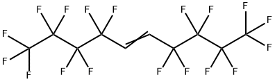 TRANS-1,2-ビス(パーフルオロ-N-ブチル)エチレン 化学構造式